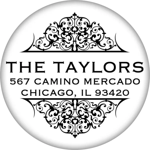 Monogram Address Stamp - Bel Air