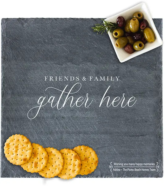 Slate Cheese Board - Friends and Family