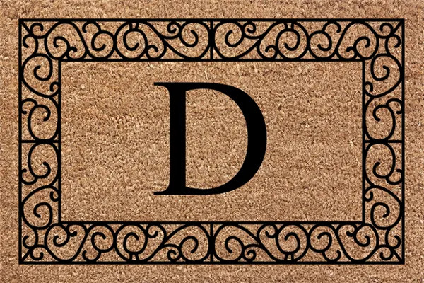 Welcome Home Doormat - French Quarter - Initial