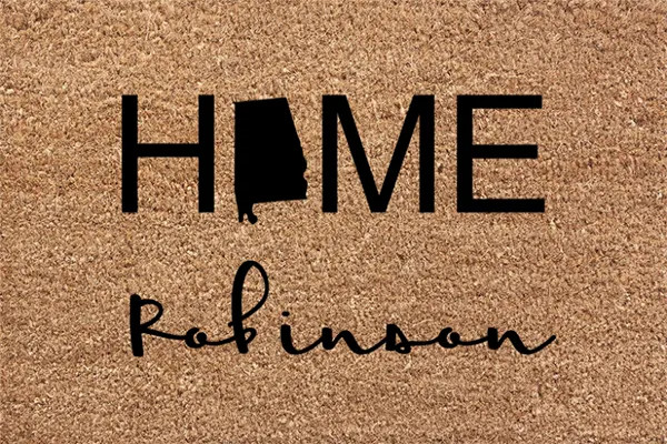 Welcome Home Doormat - State Home