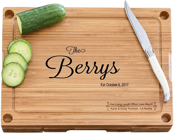 Bamboo Cheese Board with Glass Cutting Board & 3 Cheese Tools - Visionary