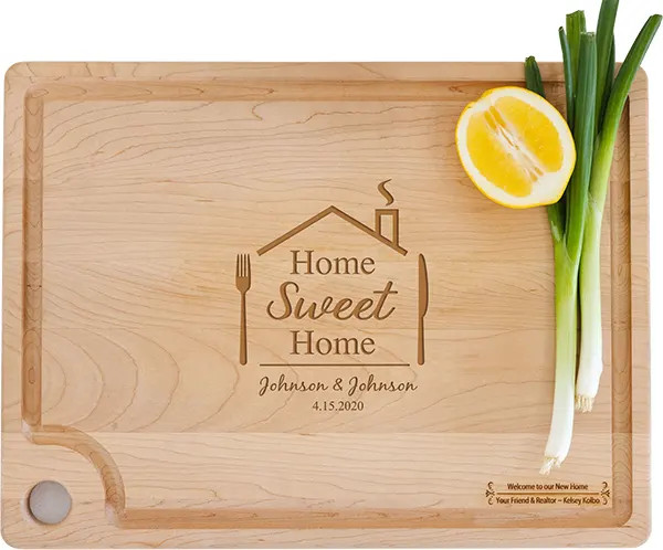 Maple Cutting Board - Home Sweet Home
