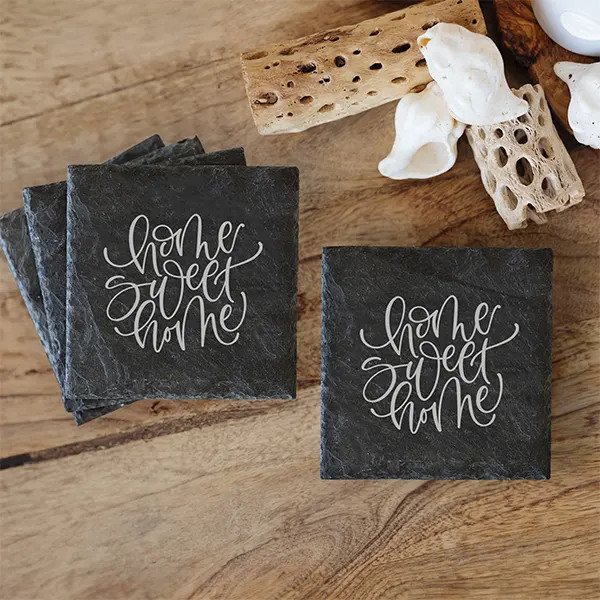 Slate Coaster Set - Home Sweet Home 1