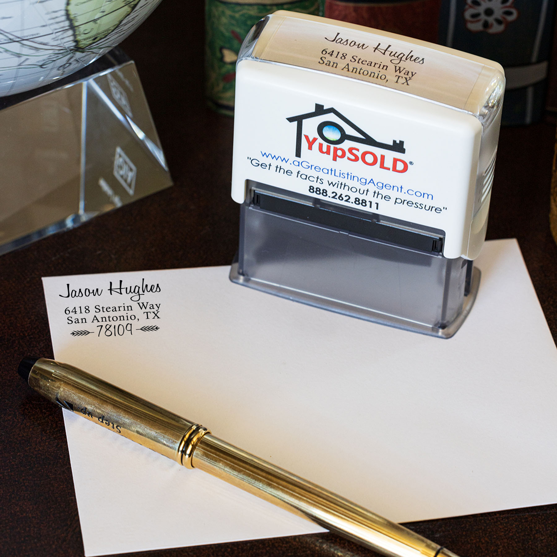 Classic Address Stamp Closing Gift