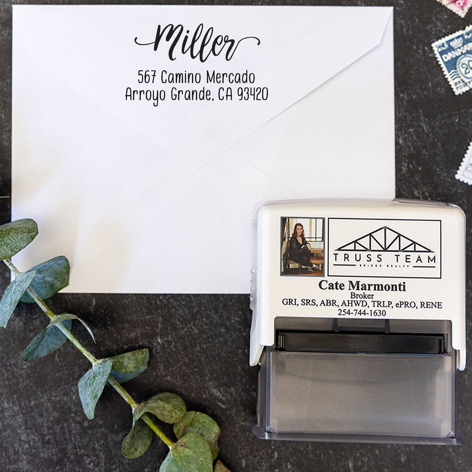 Classic Address Stamp Closing Gift