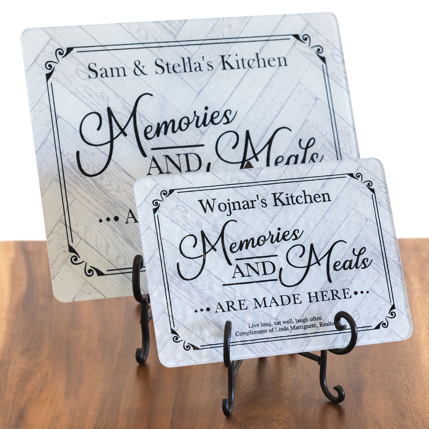 Large Tempered Glass Cutting Board - 12" × 15" Closing Gift