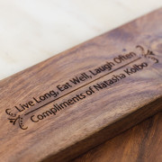 Italian Marble & Acacia Wood Cheese Board Photo