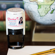 Monogram Address Stamp Photo