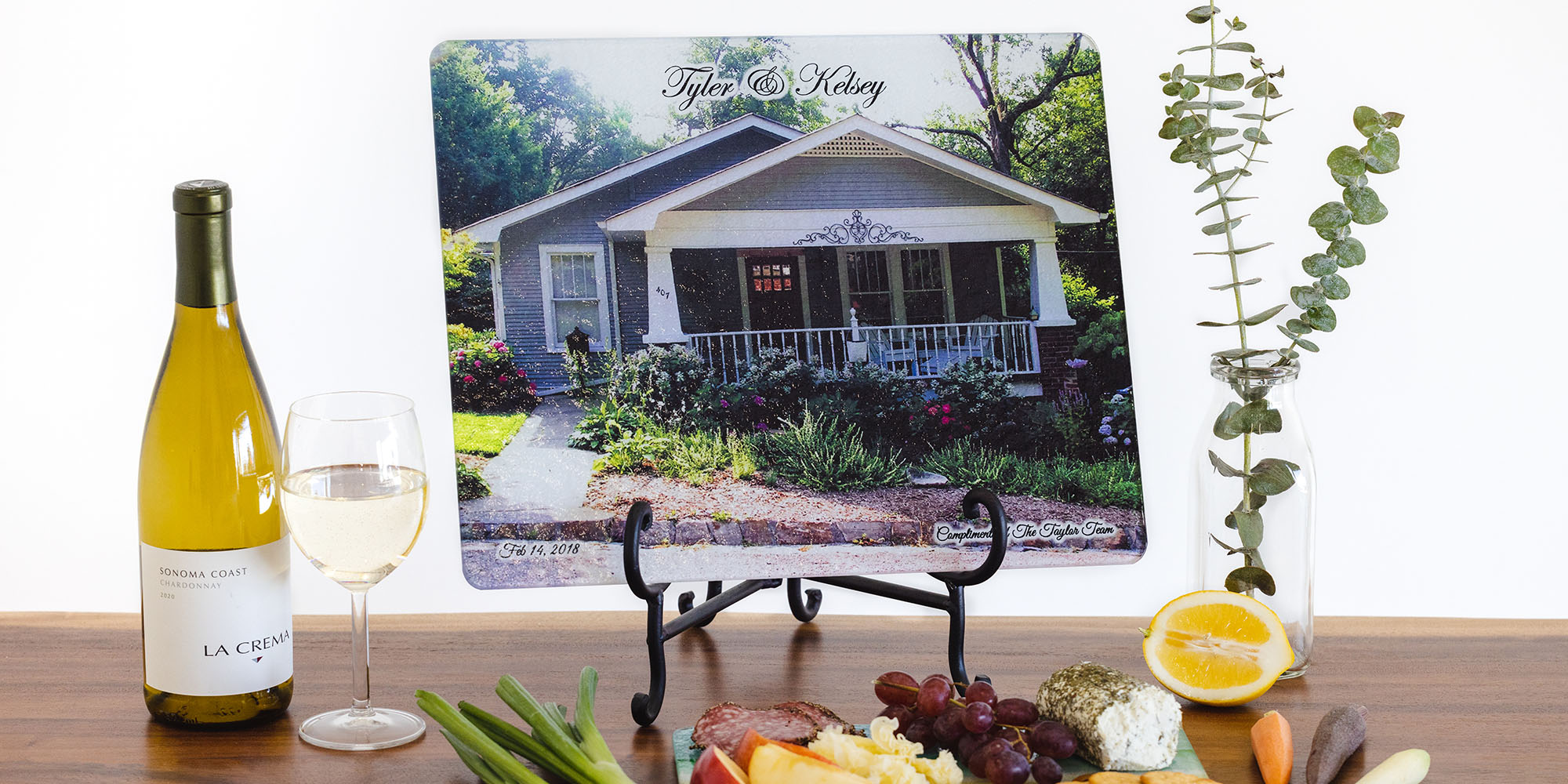 Perfect Closing Gift Tempered Glass Cutting Board