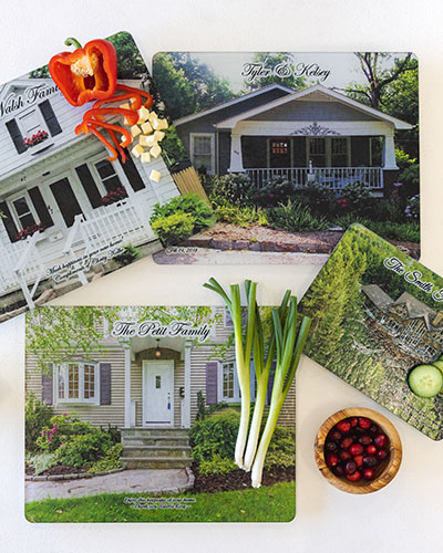 Large Tempered Glass Cutting Board - 12" × 15" Closing Gift