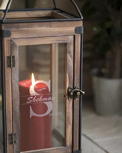 Rustic Lantern Closing Gift